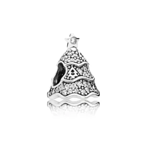 (bilde for) Pandora Blinkende juletre Charm - 791765CZ