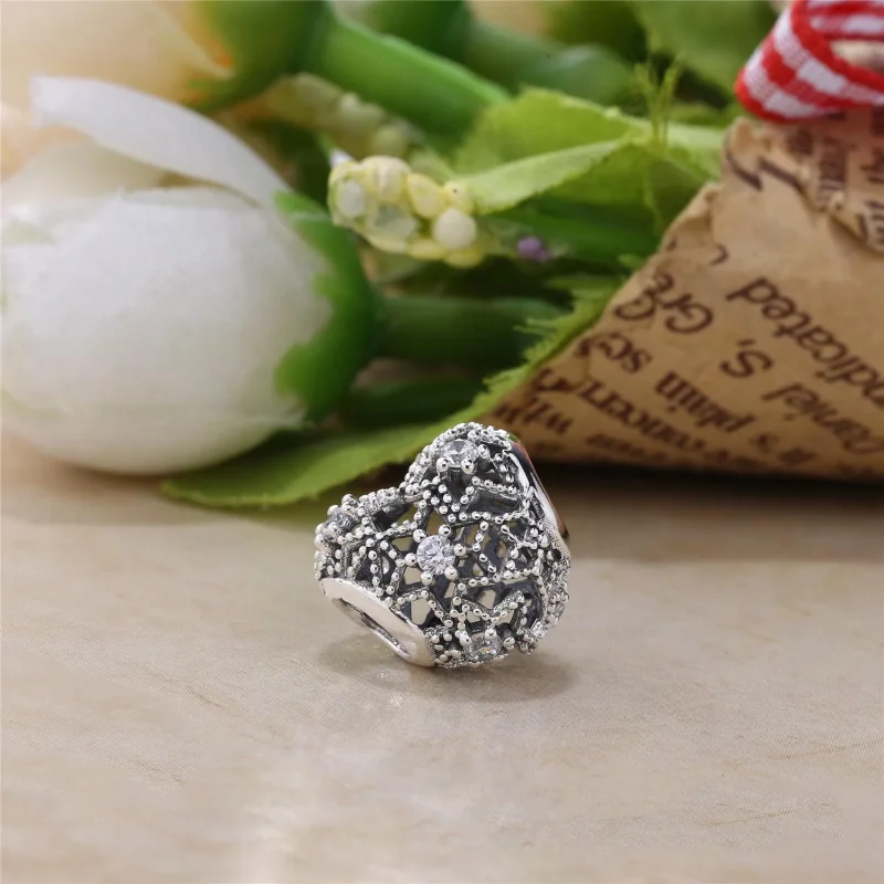 (bilde for) Pandora Blomstrende hjerte Charm - 796264CZ - Vis 3