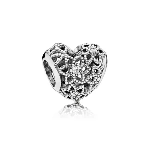 (bilde for) Pandora Blomstrende hjerte Charm - 796264CZ