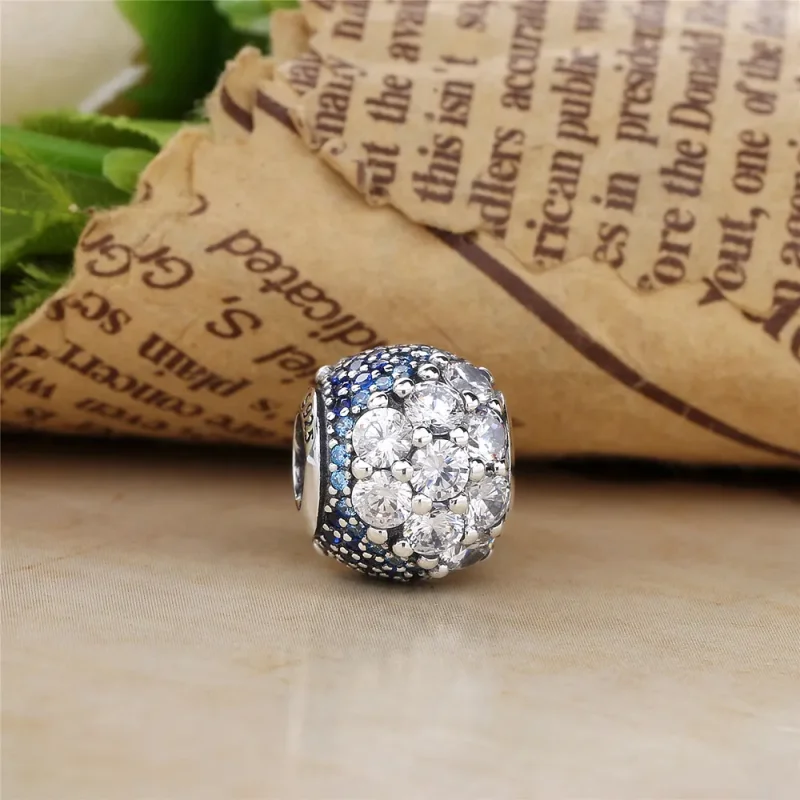 (bilde for) Pandora Blue Enchanted Pavé Charm - 797032NABMX - Vis 3