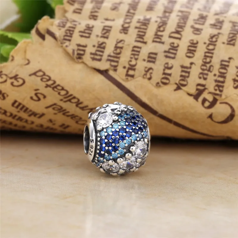 (bilde for) Pandora Blue Enchanted Pavé Charm - 797032NABMX - Vis 4