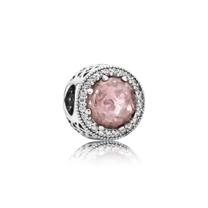Pandora Blush Pink Radiant Hearts Charm - 791725NBP (bilde for) Pandora Blush Pink Radiant Hearts Charm - 791725NBP