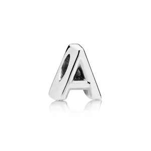 (bilde for) Pandora Bokstaven A Alfabet Charm - 797455