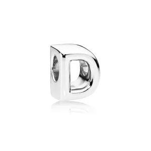 (bilde for) Pandora Bokstaven D Alfabet Charm - 797458