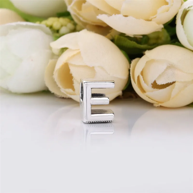 (bilde for) Pandora Bokstaven E Alfabet Charm - 797459 - Vis 2