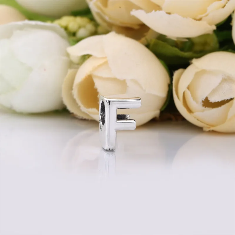 (bilde for) Pandora Bokstaven F sølv sjarm - 797460 - Vis 2