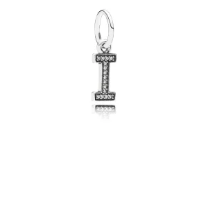 (bilde for) Pandora Bokstaven I, hengende charm - 791321CZ