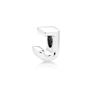 (bilde for) Pandora Bokstaven J Alfabet Charm - 797464