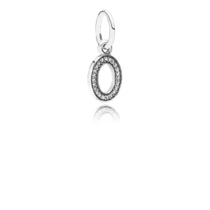 (bilde for) Pandora Bokstaven O, hengende charm - 791327CZ