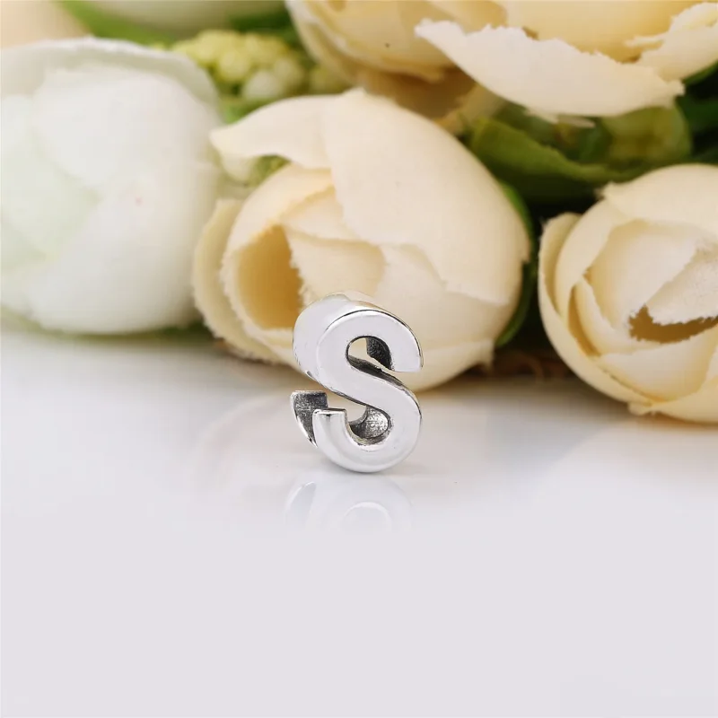 (bilde for) Pandora Bokstaven S Alfabet Charm - 797473 - Vis 2