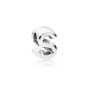 (bilde for) Pandora Bokstaven S Alfabet Charm - 797473