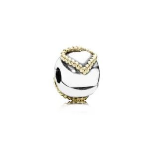 (bilde for) PANDORA Braided Heart Clip - 790599