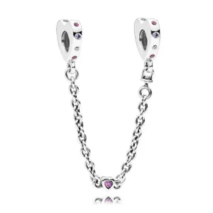 (bilde for) Pandora Bright Hearts sikkerhetskjede - 797245NRPMX