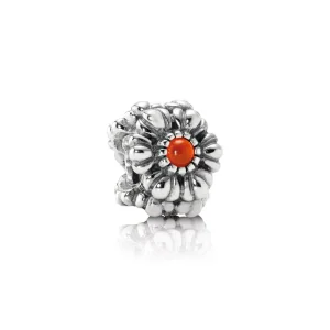 (bilde for) Pandora Bursdagsblomst juli, charm - 790580CAR