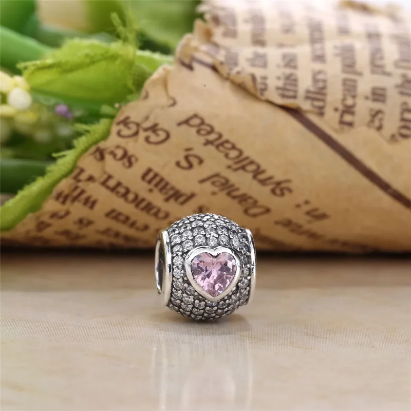 (bilde for) Pandora Captivating Hearts Charm - 791815CZS - Vis 2