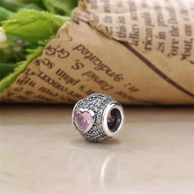 (bilde for) Pandora Captivating Hearts Charm - 791815CZS - Vis 4