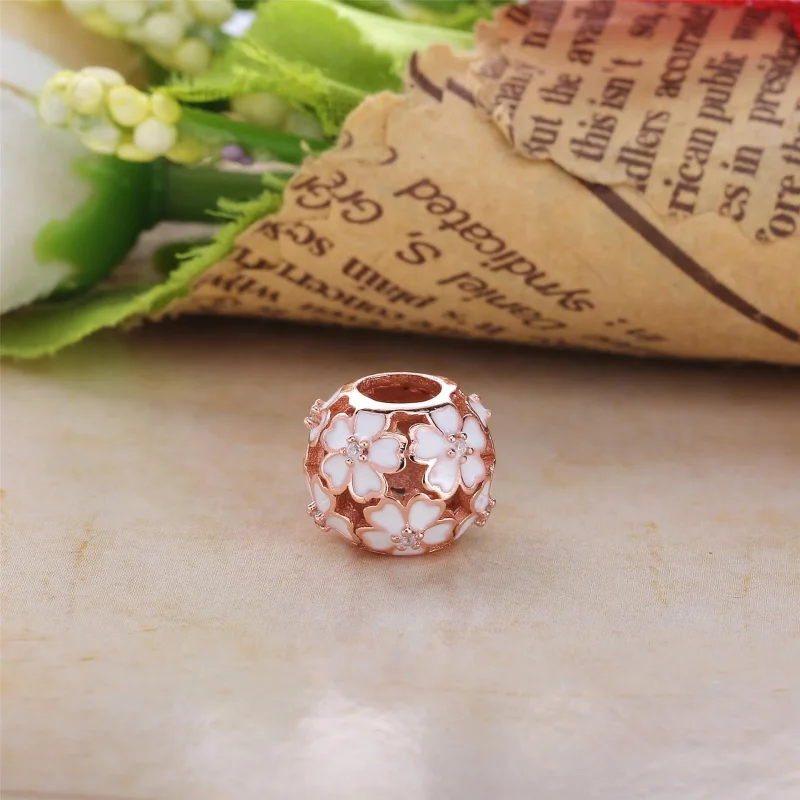 (bilde for) PANDORA Cherry Blossom Clip - 791826EN40 - Vis 5