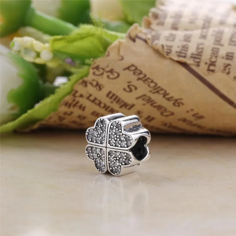 (bilde for) PANDORA Clover Charm - 791805CZA - Vis 3