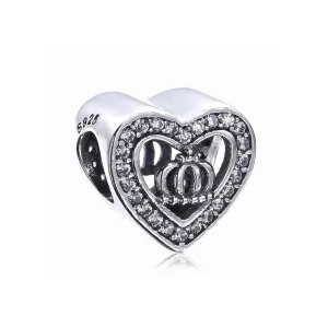 (bilde for) PANDORA Crown Heart Charm - PX00274-1