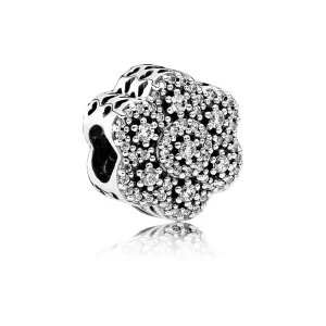 (bilde for) PANDORA Crystalized Floral Charm, Clear CZ - 791998CZ
