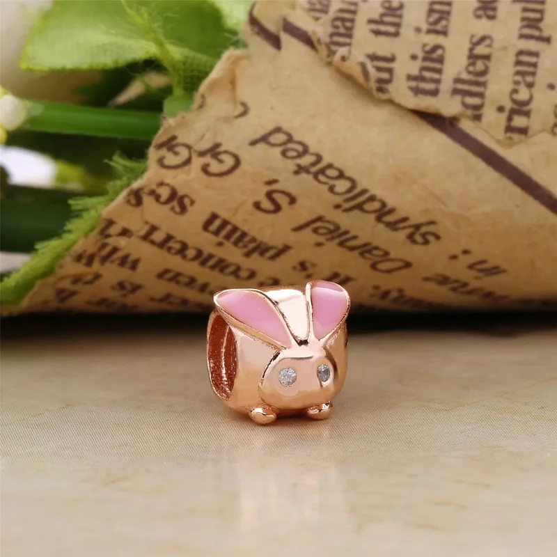 (bilde for) Pandora Cute Bunny Charm - 787061EN160 - Vis 2