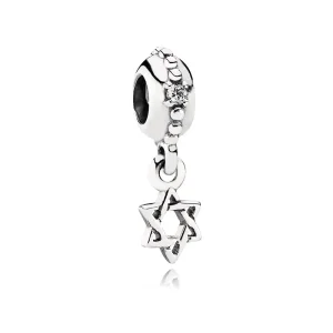 (bilde for) Pandora Davidstjerne, hengende charm - 791167CZ