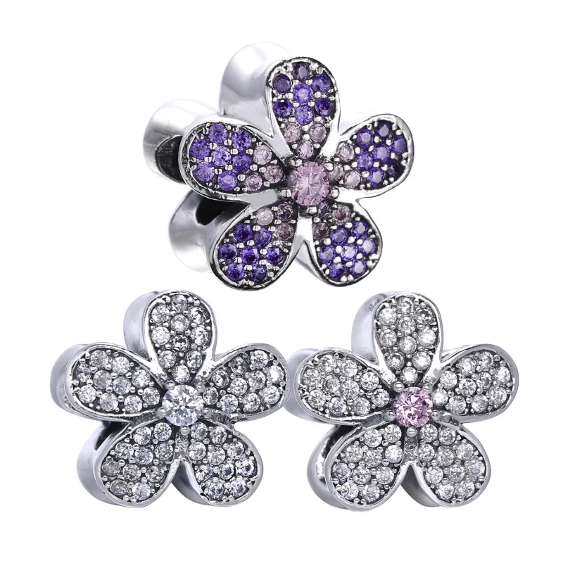 (bilde for) Pandora Dazzling Daisy Charm - 791480CZ - Vis 5
