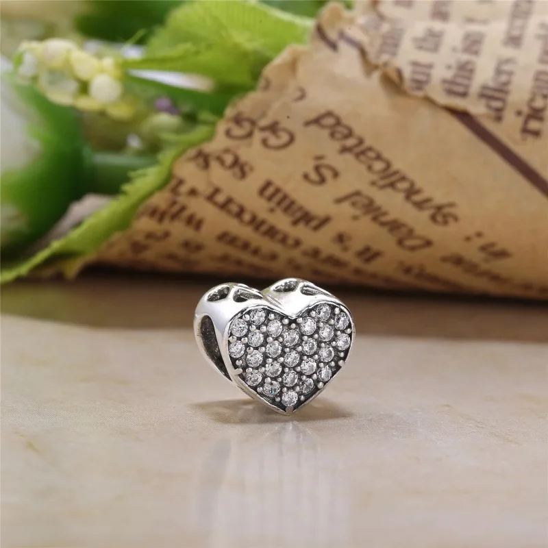 (bilde for) PANDORA Dazzling Heart Charm - PX0063-1 - Vis 2