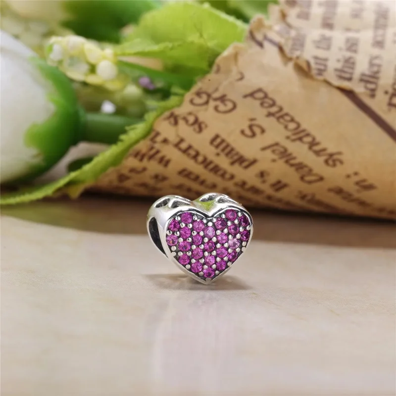 (bilde for) PANDORA Dazzling Heart Charm - PX0063-1 - Vis 3