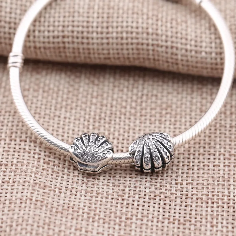 (bilde for) Pandora Disney, Ariel's Shell Charm - 791574CZ - Vis 3