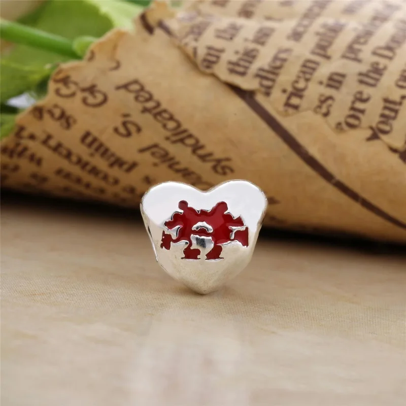 (bilde for) PANDORA Disney, Dancing Mickey & Minnie Heart - PD00154-1 - Vis 2