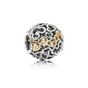 (bilde for) Pandora Disney DREAM silver charm with 14k - 791438