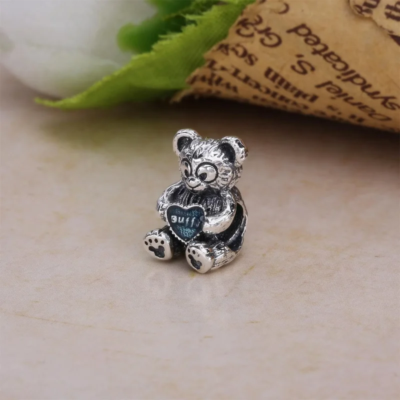 (bilde for) Pandora Disney Duffy silver charm with blue enamel - 792129EN128 - Vis 3