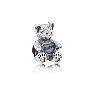 (bilde for) Pandora Disney Duffy silver charm with blue enamel - 792129EN128