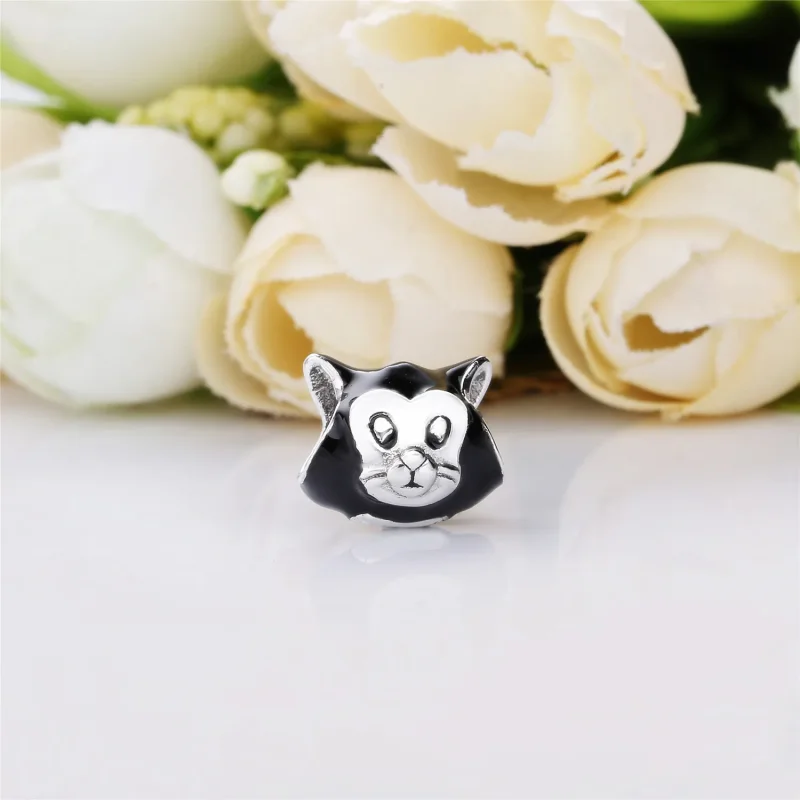 (bilde for) Pandora Disney Figaro silver charm with black enamel - 797488EN16 - Vis 2
