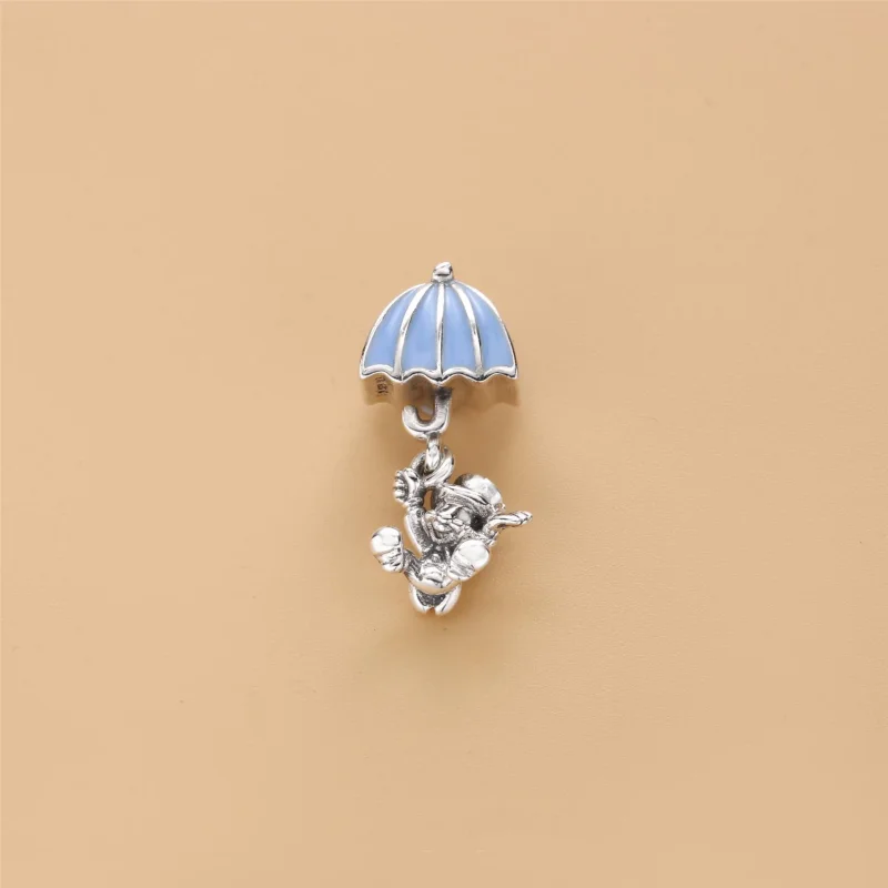 (bilde for) Pandora Disney Jiminy Cricket og paraply sølv dingler med blå emalje - 797492EN4 - Vis 2