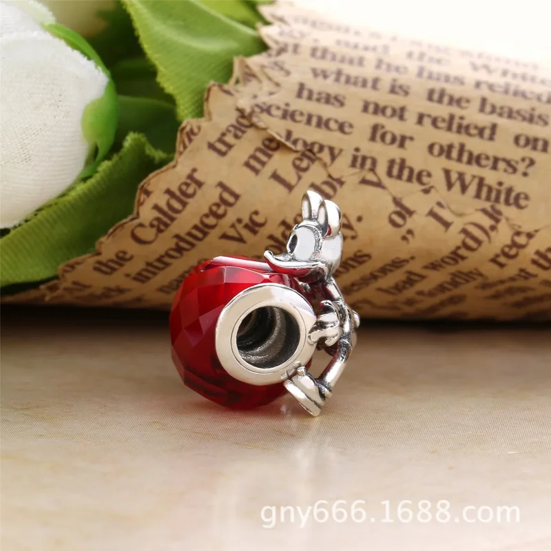 (bilde for) Pandora Disney, Mickey Love Heart Charm - 797168NFR - Vis 4