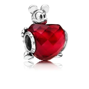 (bilde for) Pandora Disney, Mickey Love Heart Charm - 797168NFR