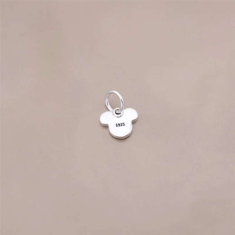 (bilde for) Pandora Disney Mickey sølv dingler med svart og rød emalje - 791461ENMX - Vis 3
