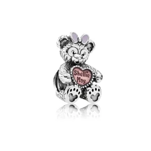 (bilde for) Pandora Disney ShellieMay silver charm with pink enamel - 792130ENMX