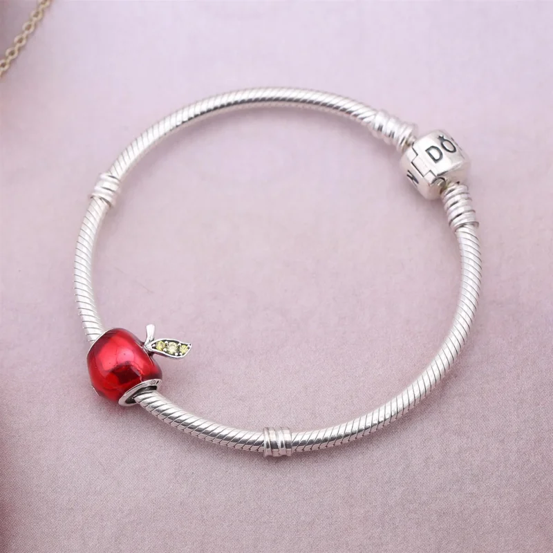 (bilde for) Pandora Disney, Snow White’s Apple Charm - 791572EN73 - Vis 2