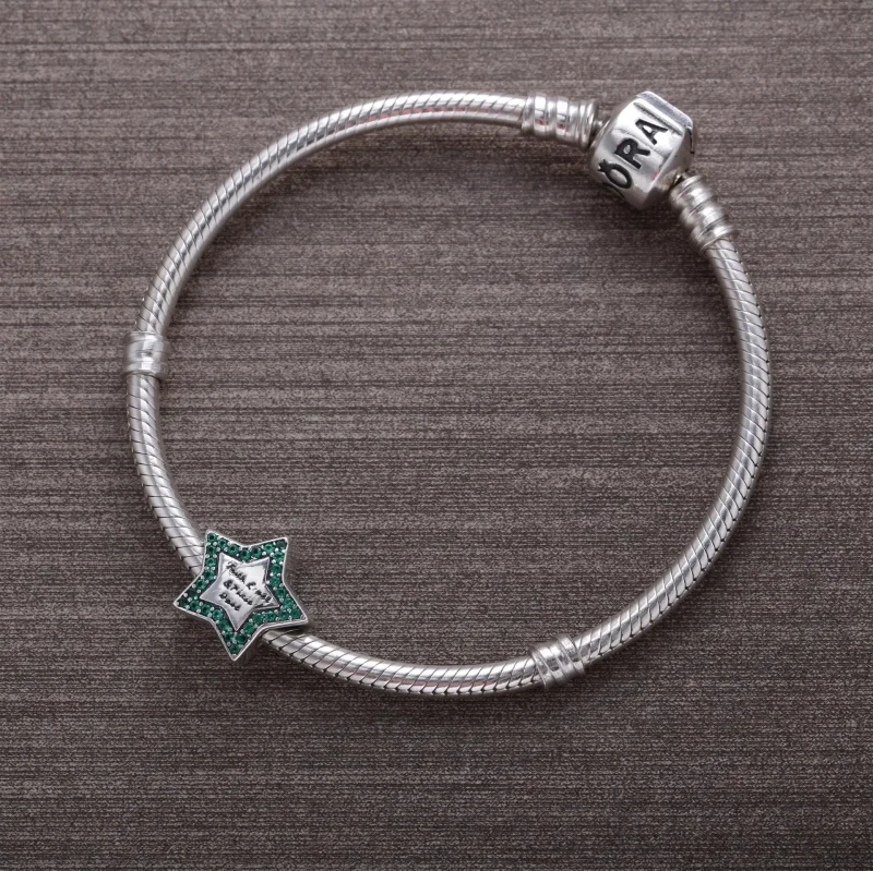 (bilde for) Pandora Disney, Tinker Bell Star Charm - 791920NPG - Vis 4