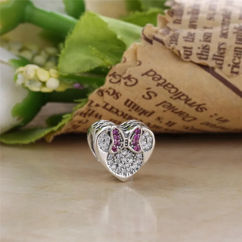(bilde for) Pandora Disney.Mickey & MinnieTrue Love Charm - 792050CZ - Vis 2