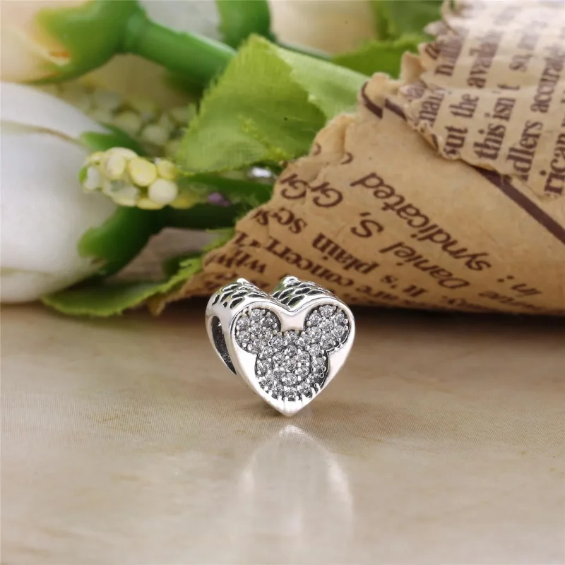 (bilde for) Pandora Disney.Mickey & MinnieTrue Love Charm - 792050CZ - Vis 3