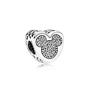 (bilde for) Pandora Disney.Mickey & MinnieTrue Love Charm - 792050CZ