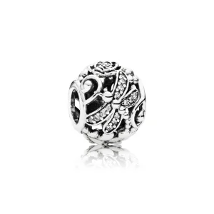 (bilde for) Pandora Dragonfly Meadow Openwork Charm - 791733CZ