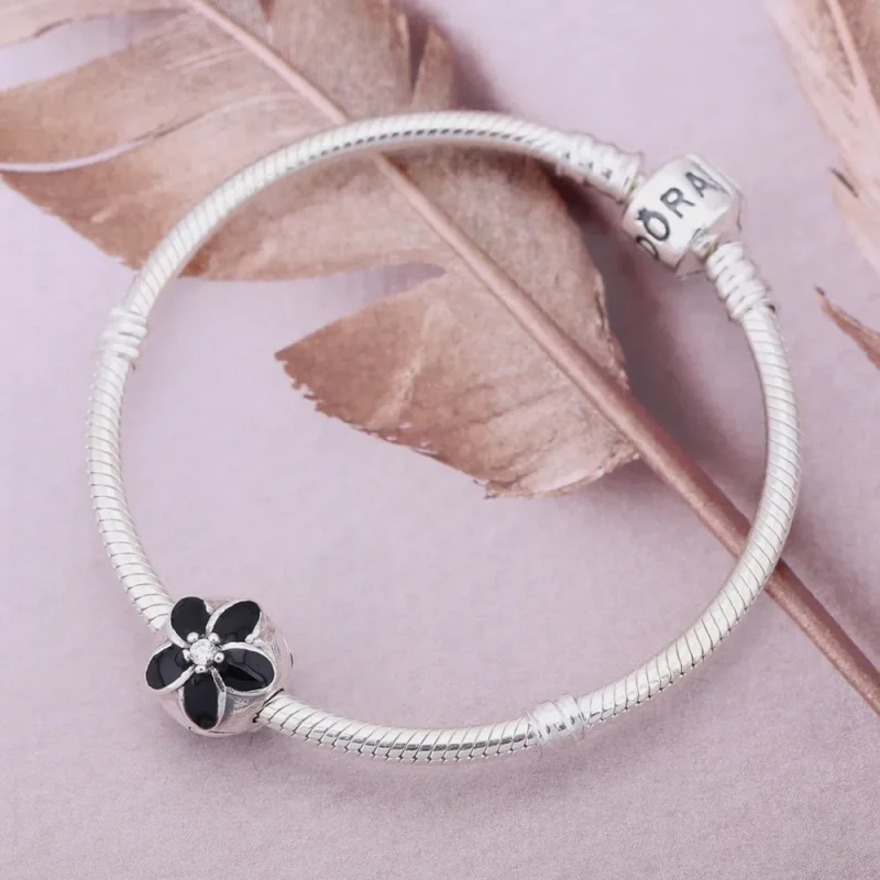 (bilde for) PANDORA emalje blomsterklips - 791408CZ - Vis 2