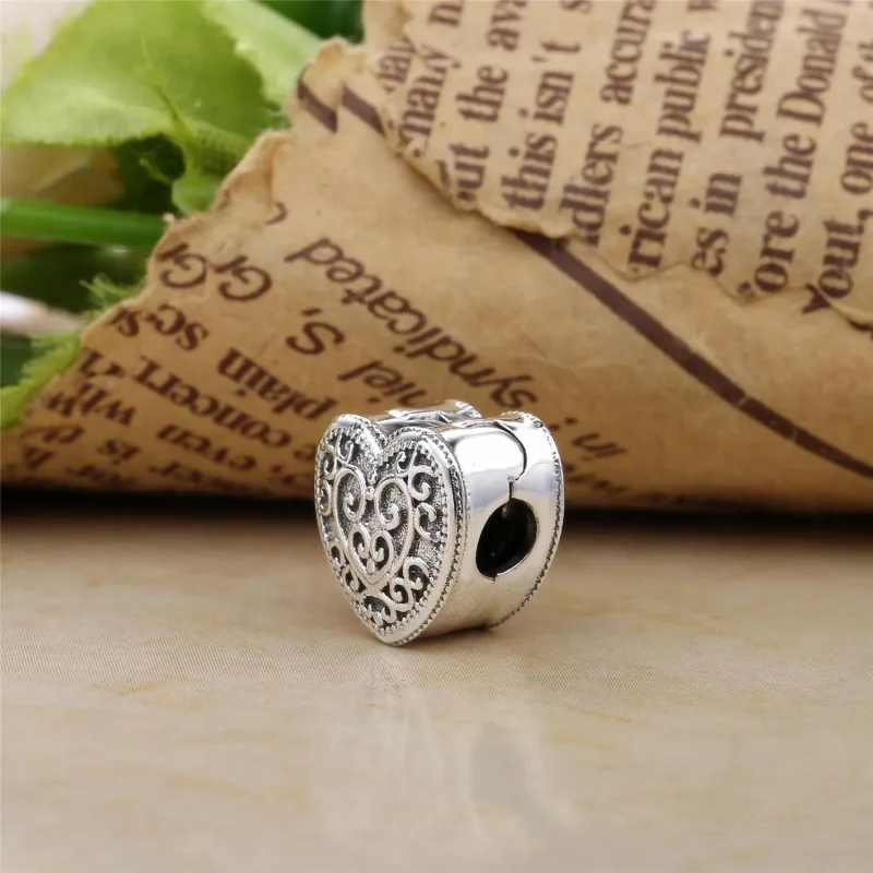 (bilde for) PANDORA Enchanted Heart Clip - 797024 - Vis 4