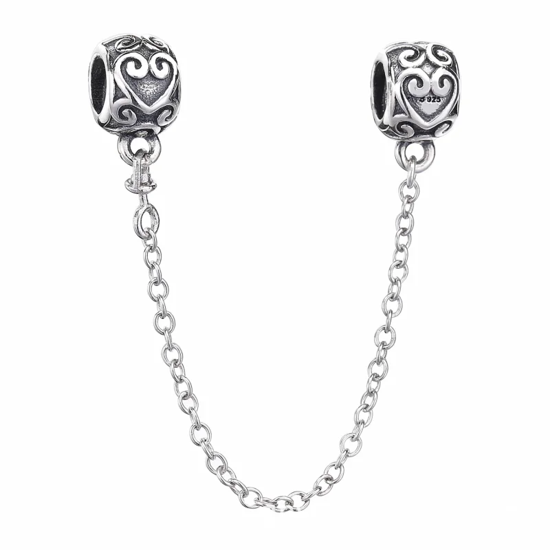 (bilde for) Pandora Enchanted Heart Safety Chain - 797036 - Vis 2