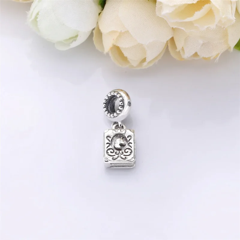 (bilde for) PANDORA Fairy Tale Book Clear CZ & Silver Emalje - 797611EN23 - Vis 2